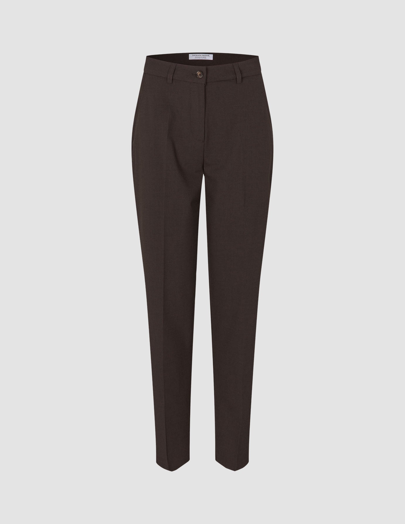 Women Ease Pants Tapered Mocha Melange